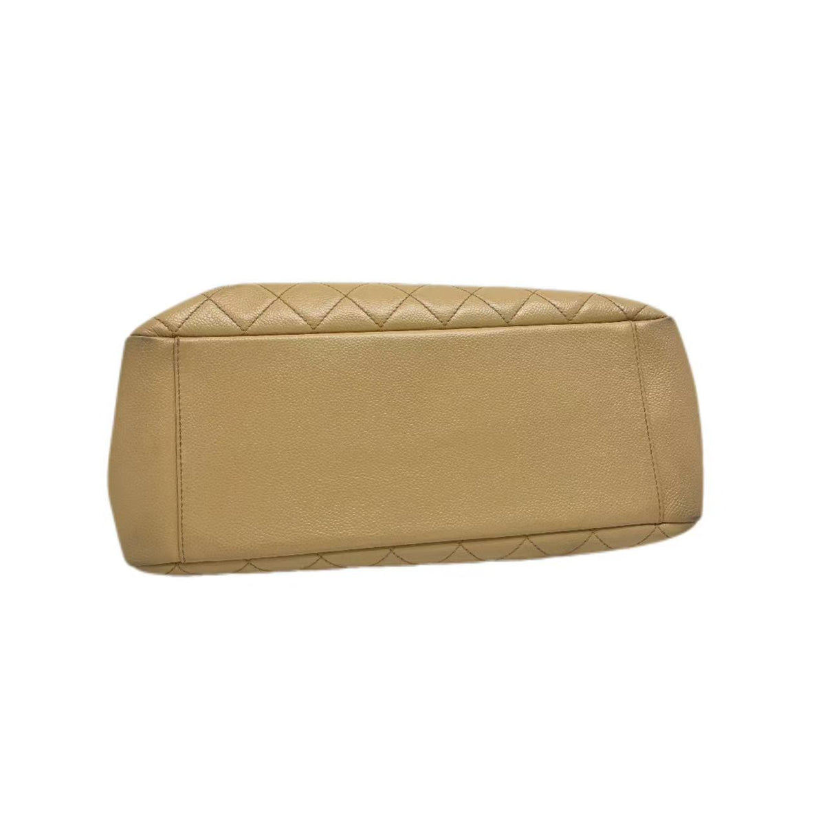 Chanel Beige Calfskin Grand Shopping Tote Bag