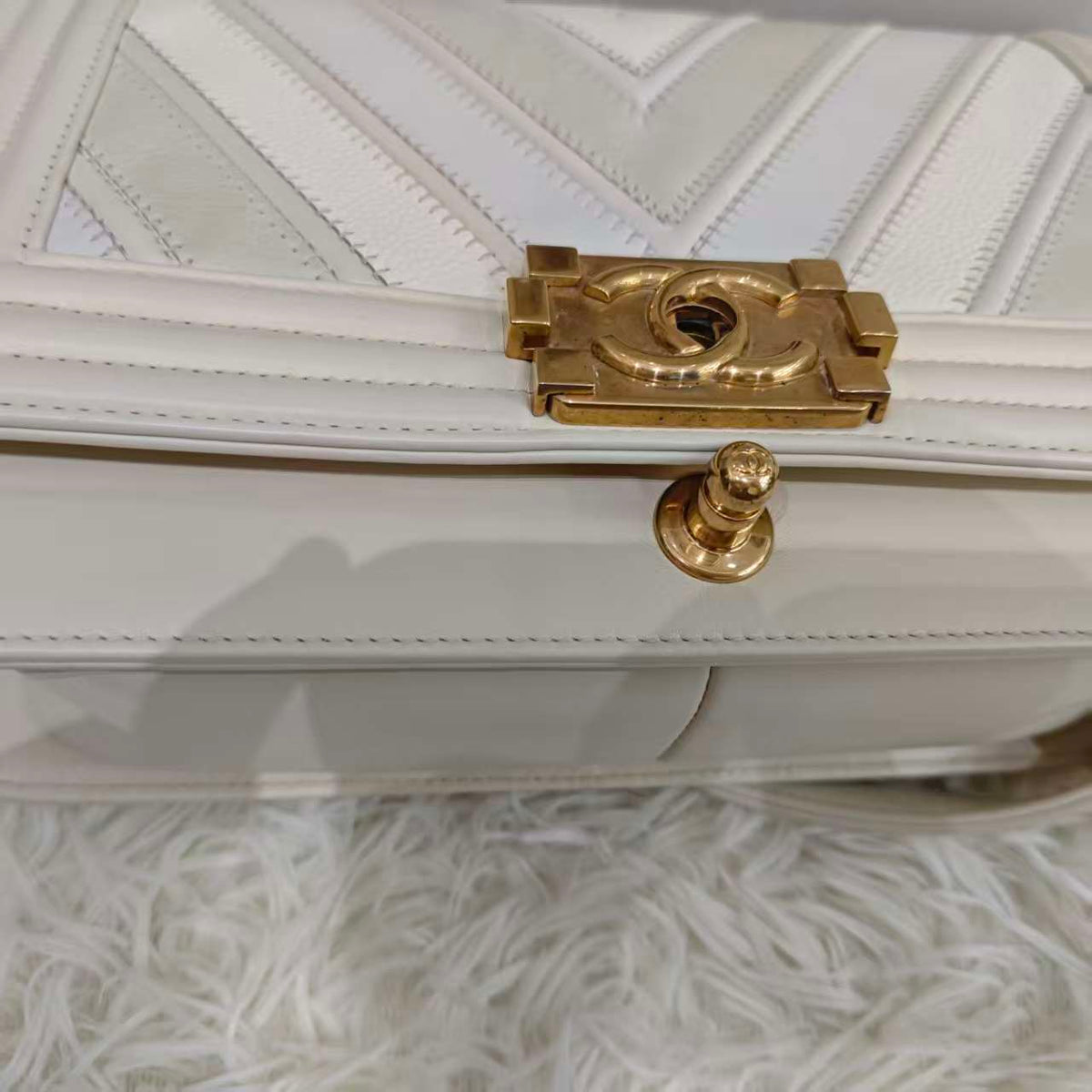 Chanel Boy leather crossbody bag