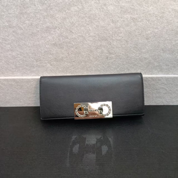 Gucci black broadway clutch