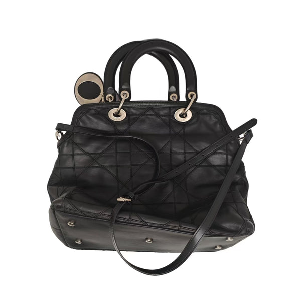 Christian Dior Black Cannage Granville Tote Bag