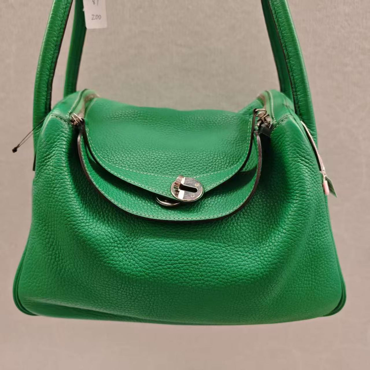 Hermes Lindy 30 in Bambou Green