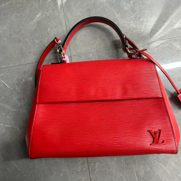 Louis Vuitton Coquelicot Epi Leather Cluny Bag
