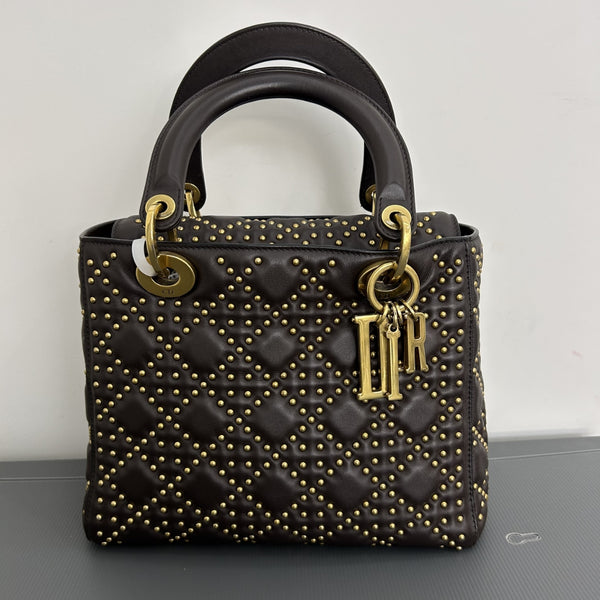 Christian Dior Supple Studded Lady Dior