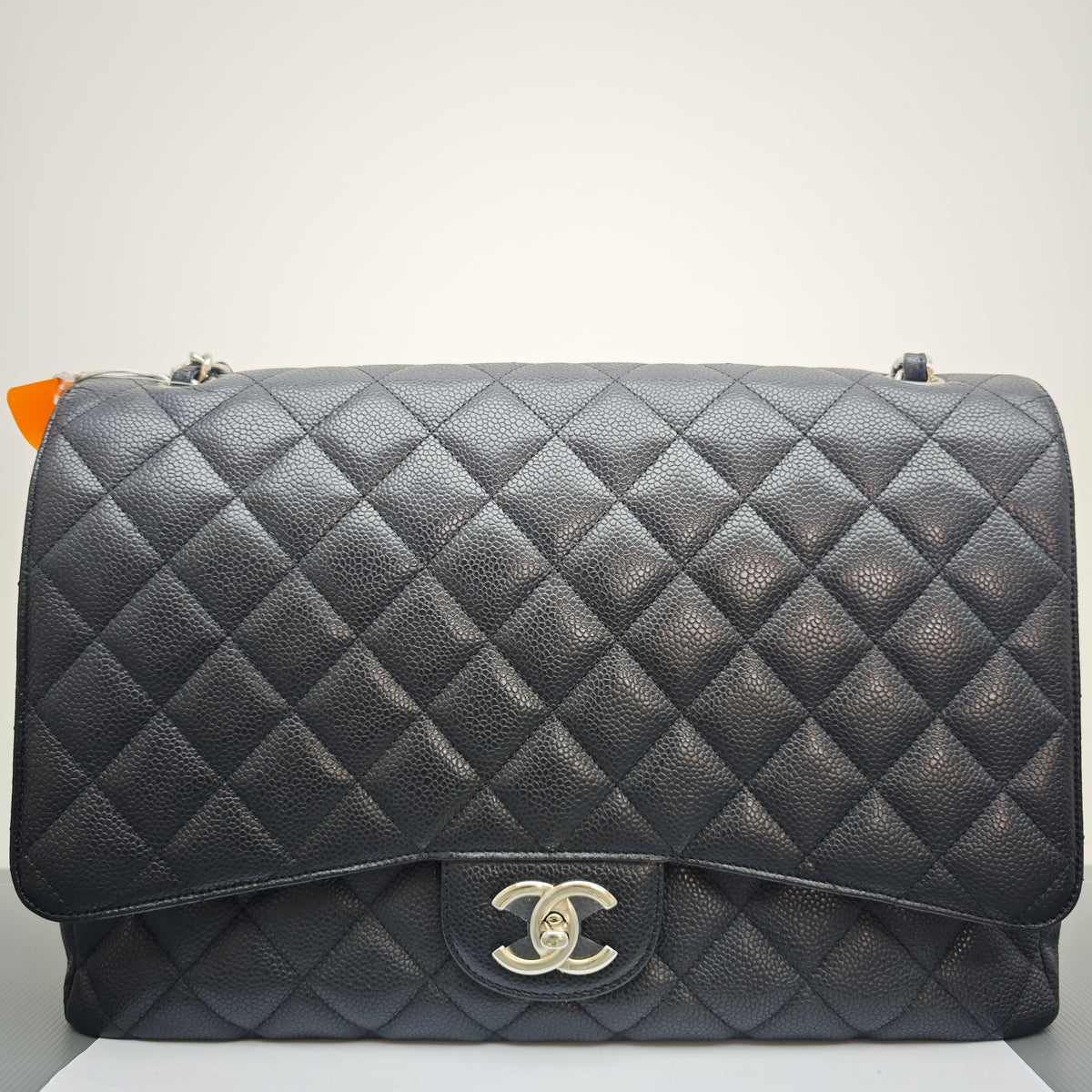 Chanel Classic Double Flap Caviar Leather Bag