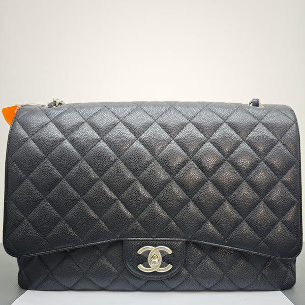 Chanel Classic Double Flap Caviar Leather Bag