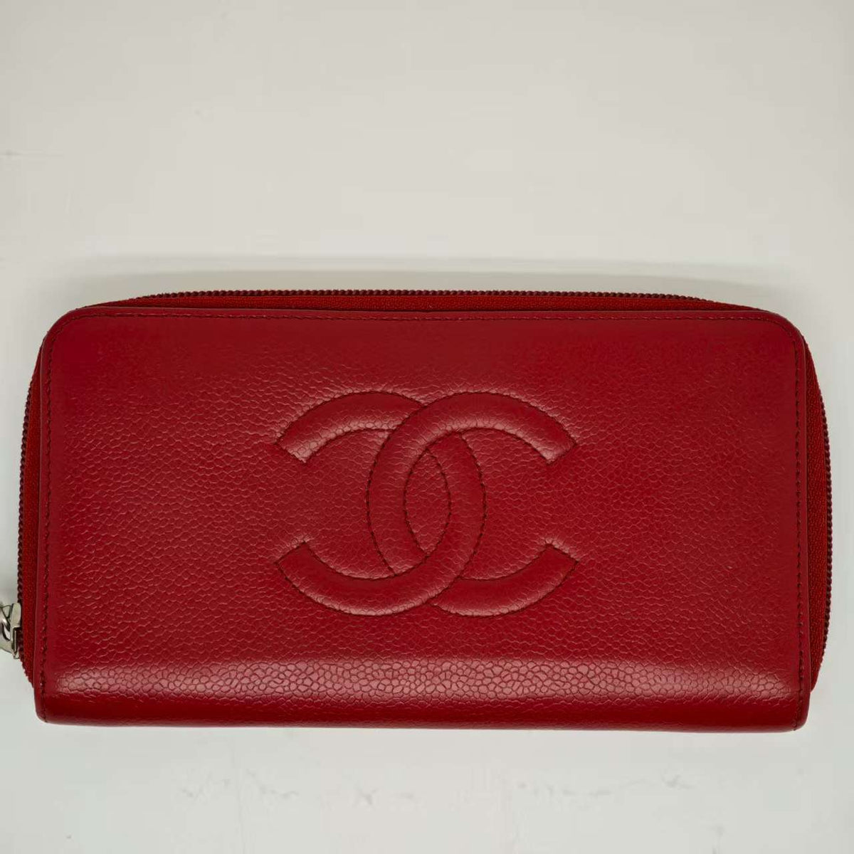 Red Chanel Wallet