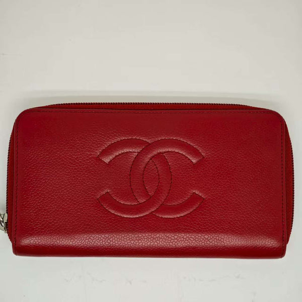 Red Chanel Wallet
