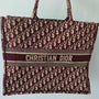 Lady Dior Burgundy Hand Bag