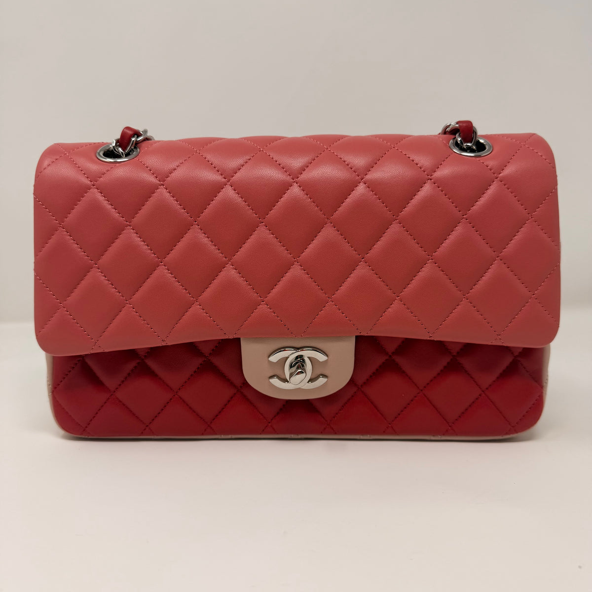 Chanel red and pink