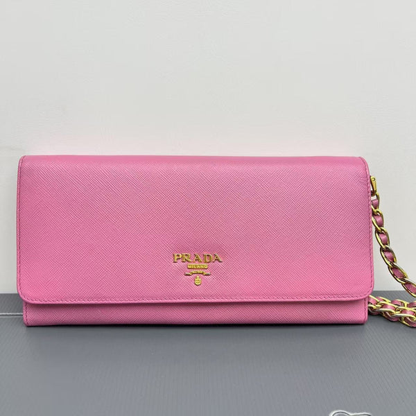 Pink Prada Wallet