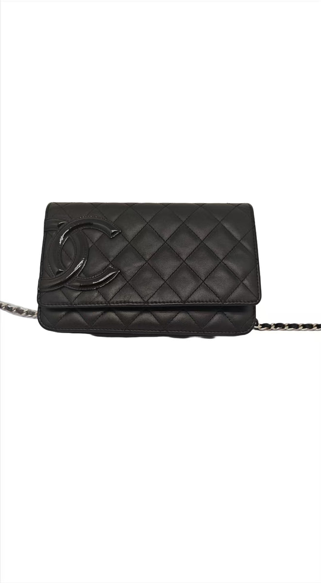 Chanel Black CC Cambon Wallet On Chain