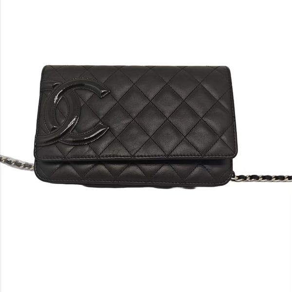Chanel Black CC Cambon Wallet On Chain