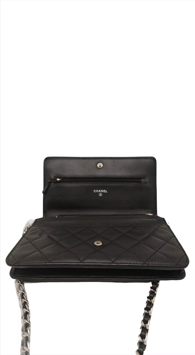 Chanel Black CC Cambon Wallet On Chain