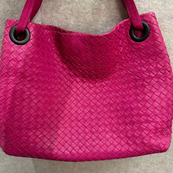 Bottega Veneta Intrecciato Tote rose red