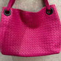 Bottega Veneta Intrecciato Tote rose red