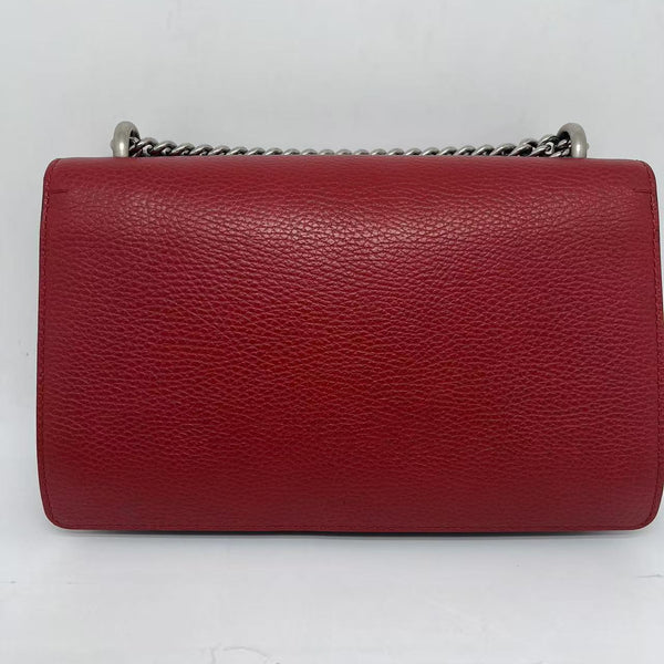 GUCCI Red Leather Dionysus
