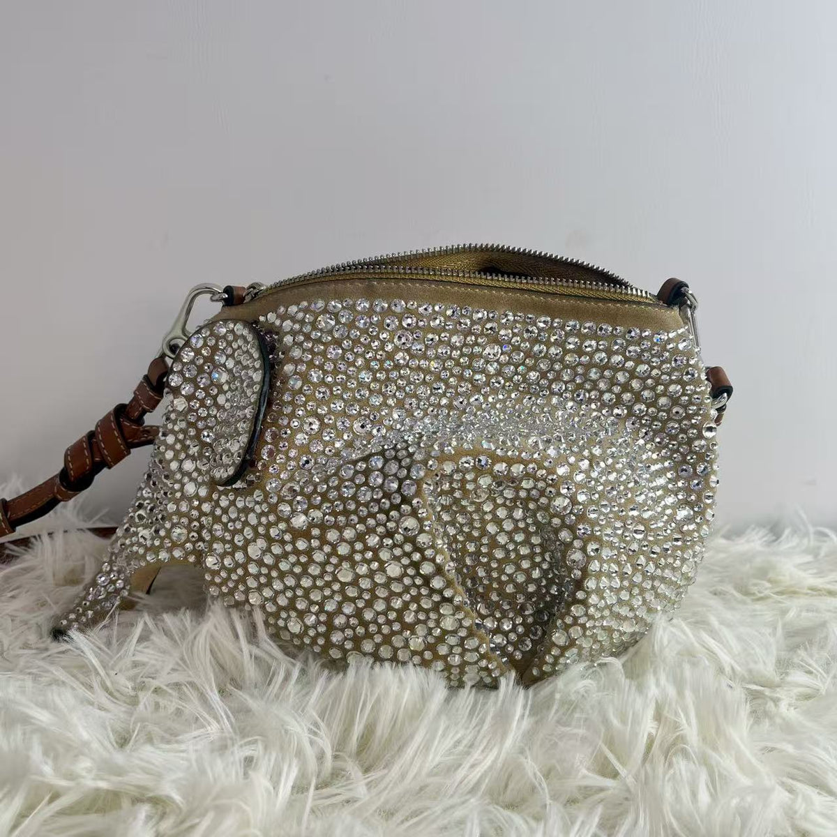 Loewe Elephant Crystal Bag