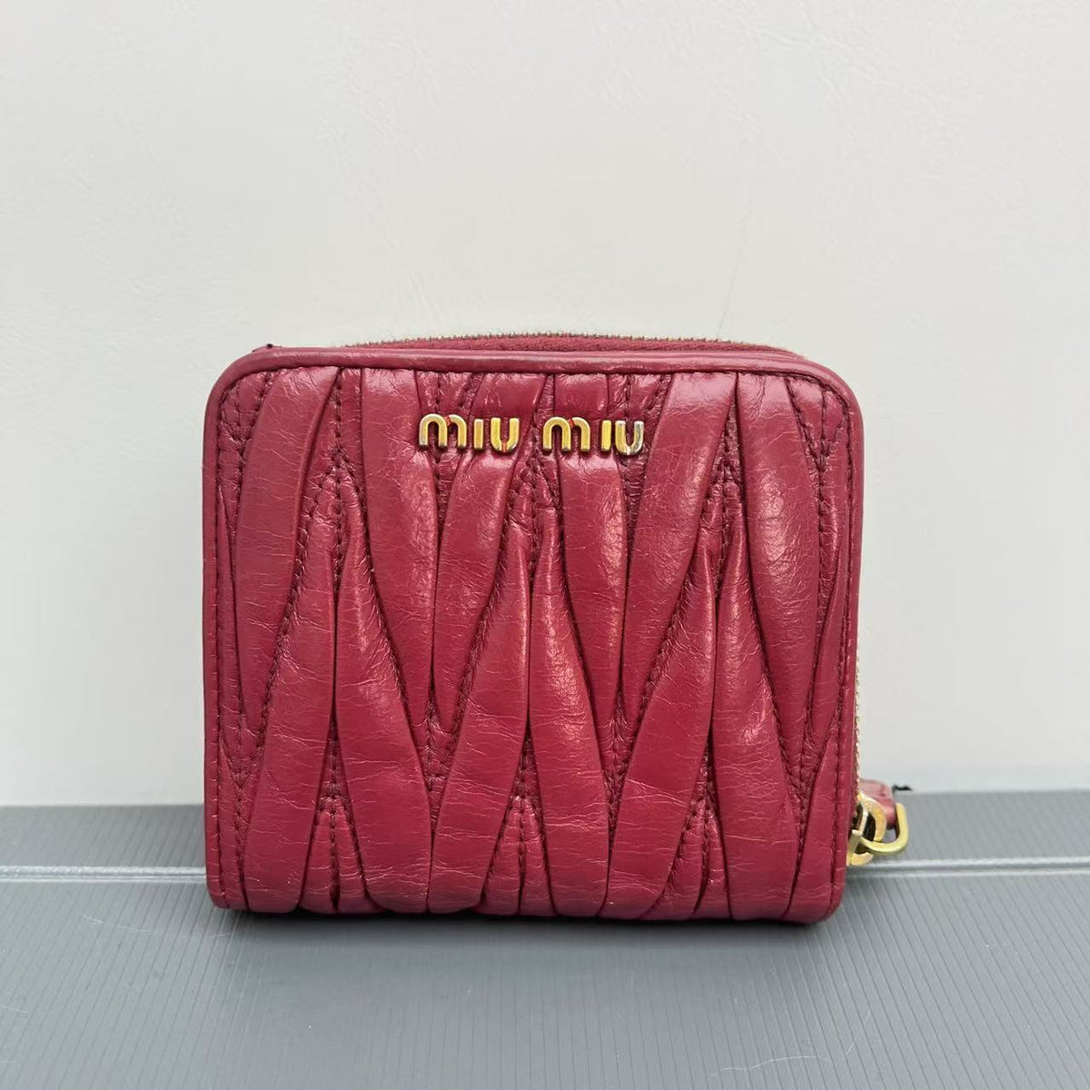 Red Miumiu Wallet