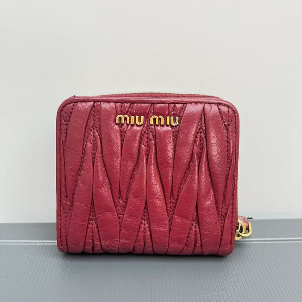 Red Miumiu Wallet