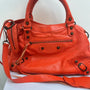 Orange Red Balenciaga Bag