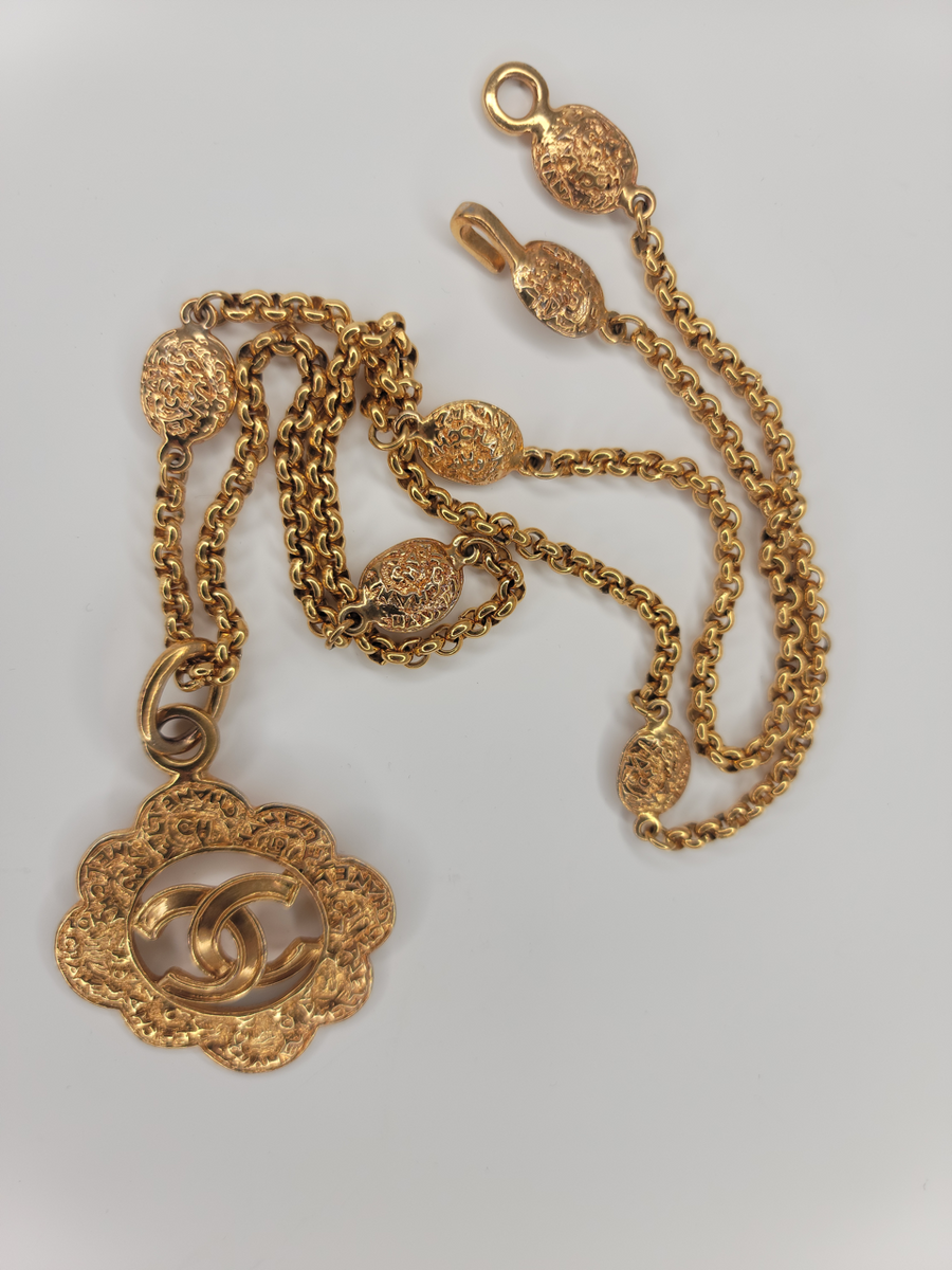 Gold-Colored Chanel Necklace