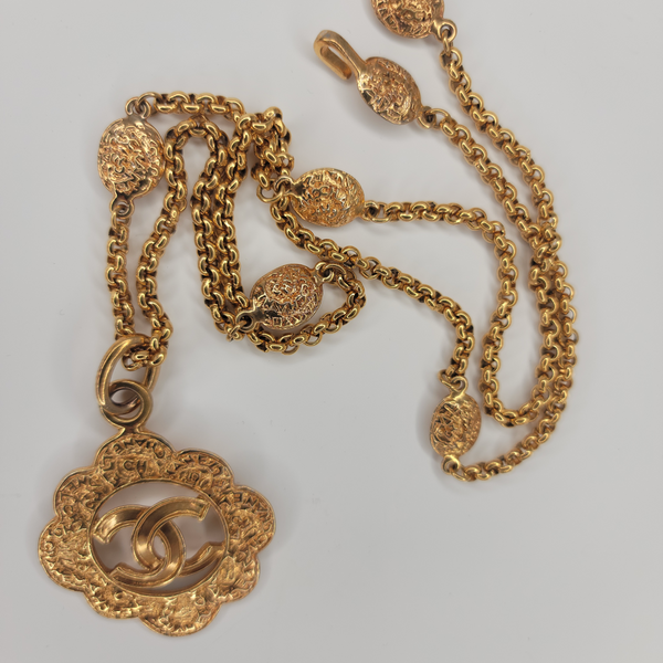 Gold-Colored Chanel Necklace