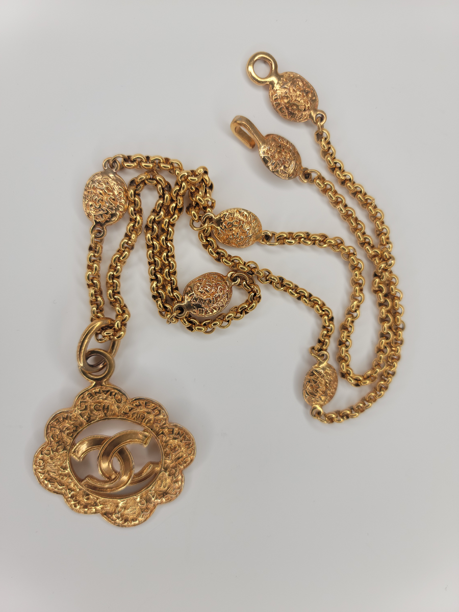 Gold-Colored Chanel Necklace