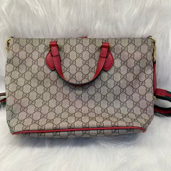 Gucci Supreme GG Monogram Two-Way Shoulder Bag