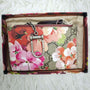Gucci GG Supreme Monogram Blooms Key Ring Coin Case