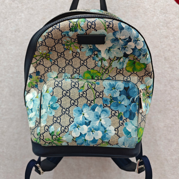 Gucci Blue & Black backpack – VTG Bags