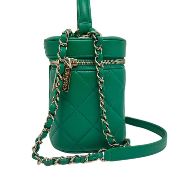 Chanel Green Vanity Vanity Bag