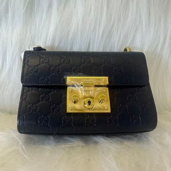 Gucci Padlock Bag In Black