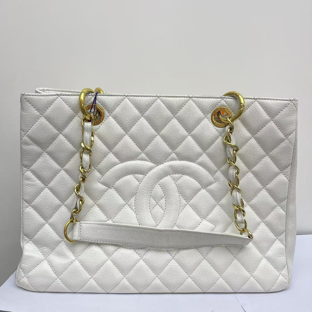 White Chanel GST Bag