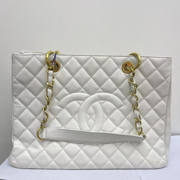 White Chanel GST Bag