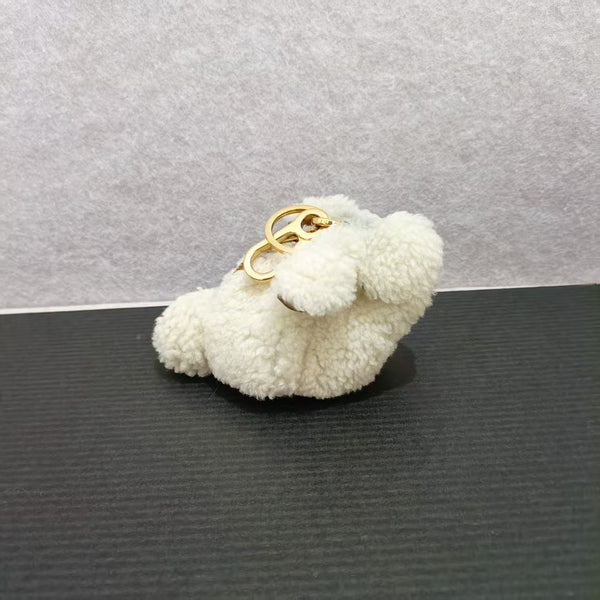 Loewe Faux fur bag charm