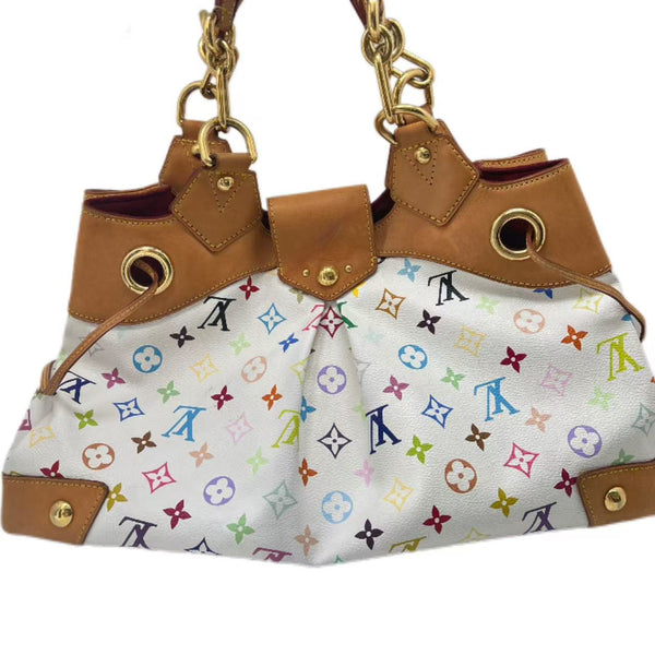 Louis Vuitton White Monogram Multicolor Bag