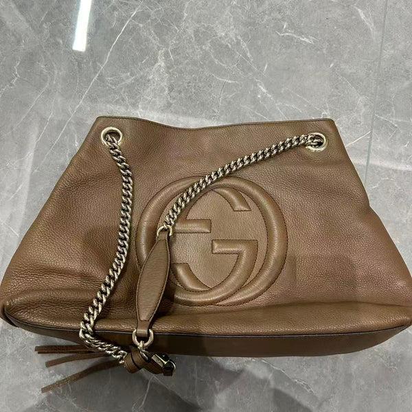 Gucci soho tote brown