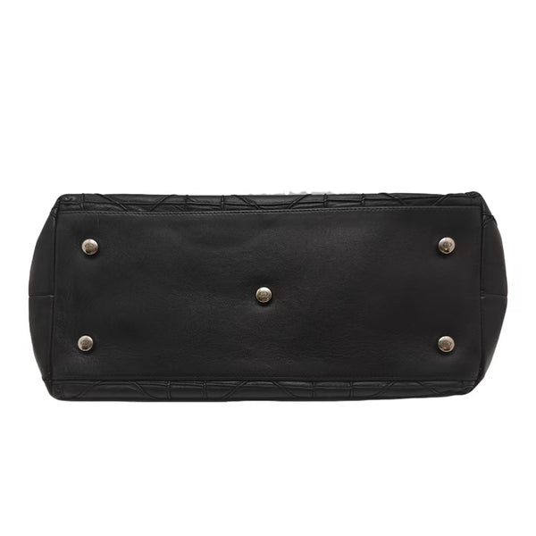 Christian Dior Black Cannage Granville Tote Bag