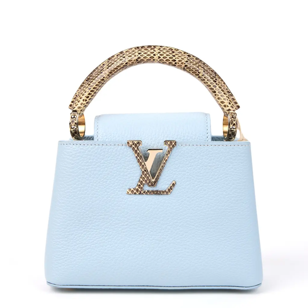 Louis Vuitton Taurillon Snakeskin Capucines BB
