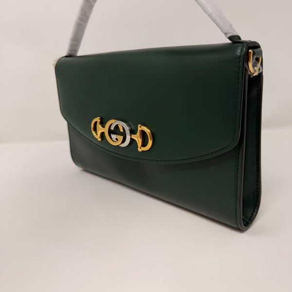 GUCCI Interlocking G Horsebit Zumi  Shoulder Bag