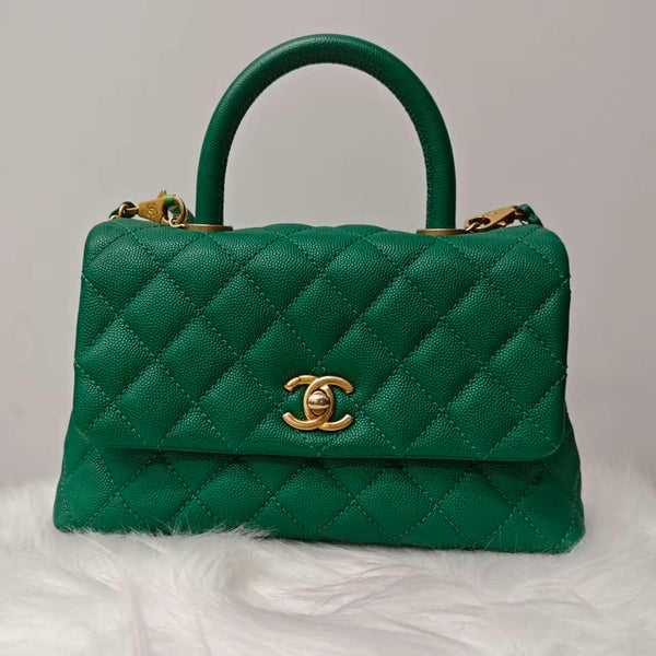 Chanel Coco handle leather handbag