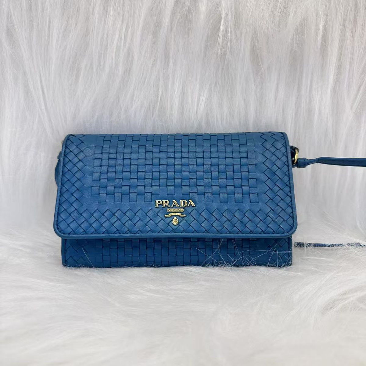 Prada blue bag