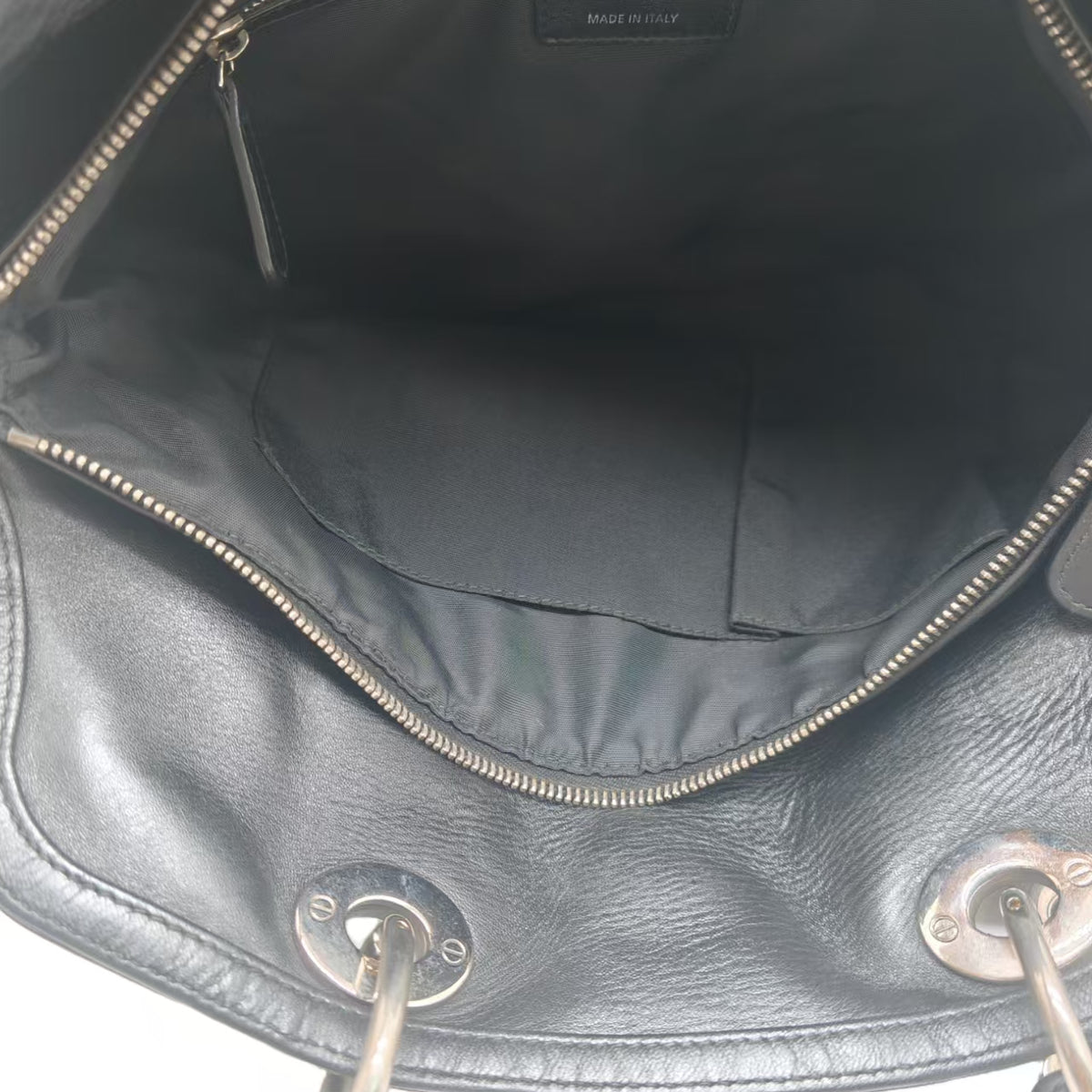 Christian Dior Black Cannage Granville Tote Bag