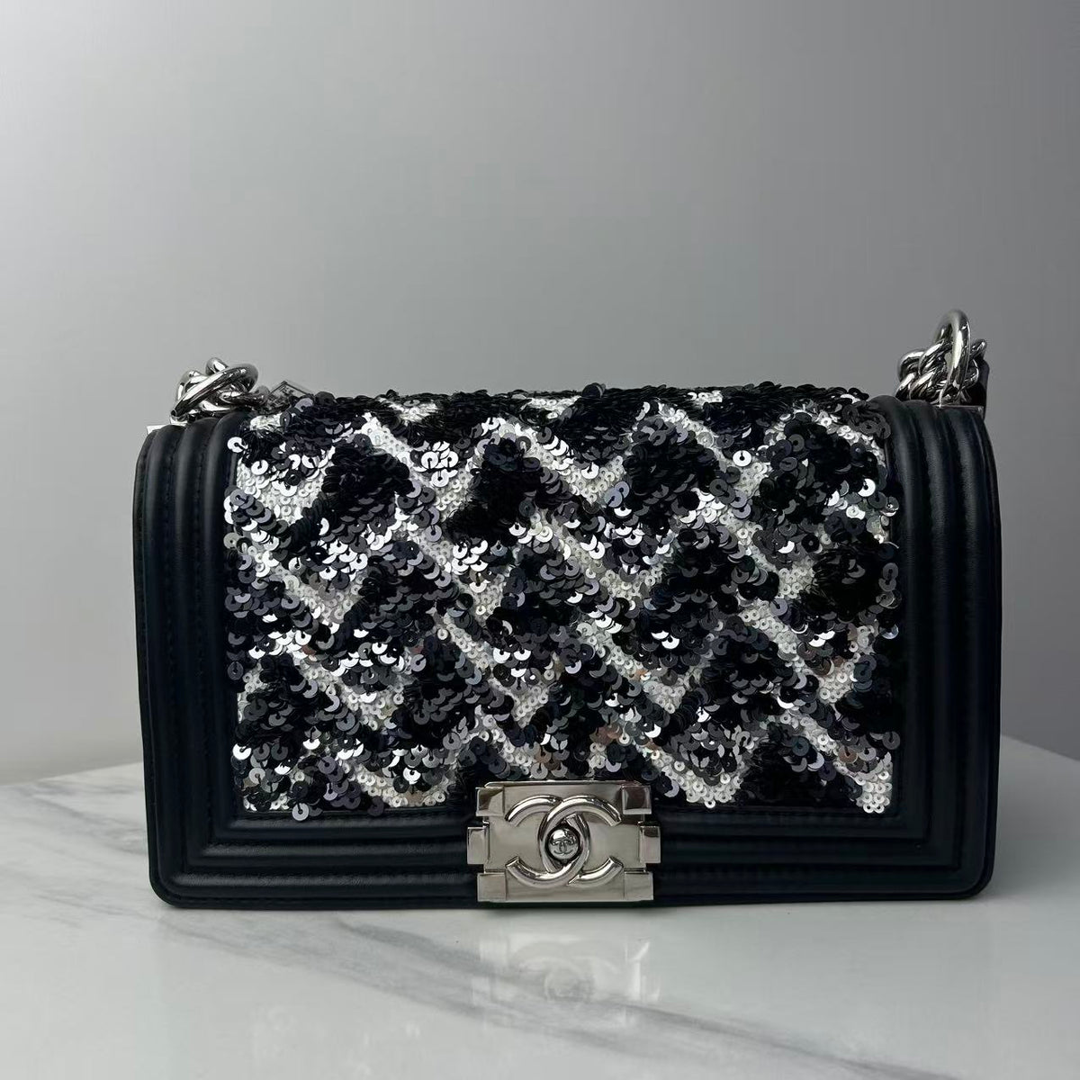 CHANEL LeBoy Sequined
