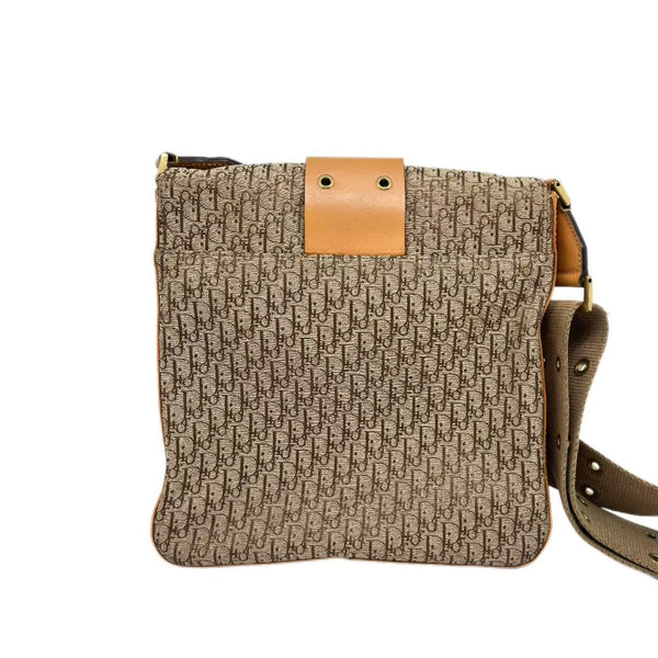 Christian Dior Vintage Canvas Messenger Bag