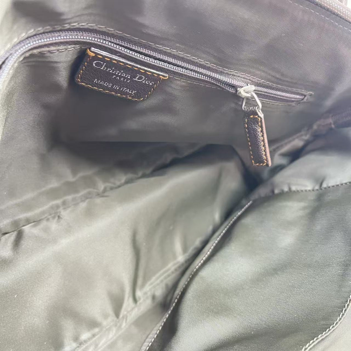 Dior Brown CD Logo Oblique Shoulder Bag
