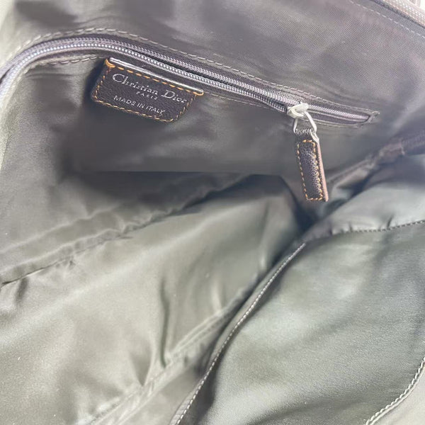 Dior Brown CD Logo Oblique Shoulder Bag