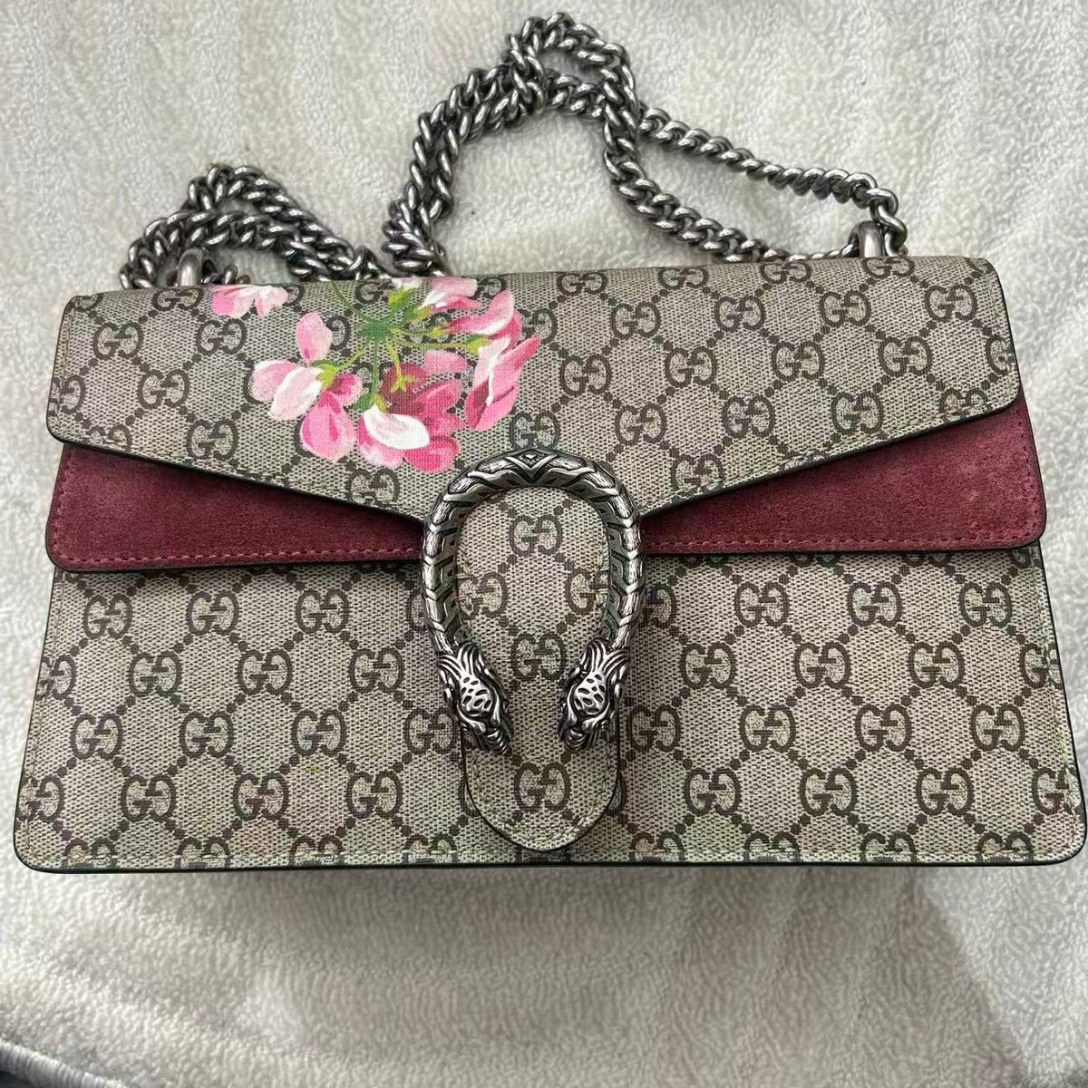 Gucci GG flower shoulder bag