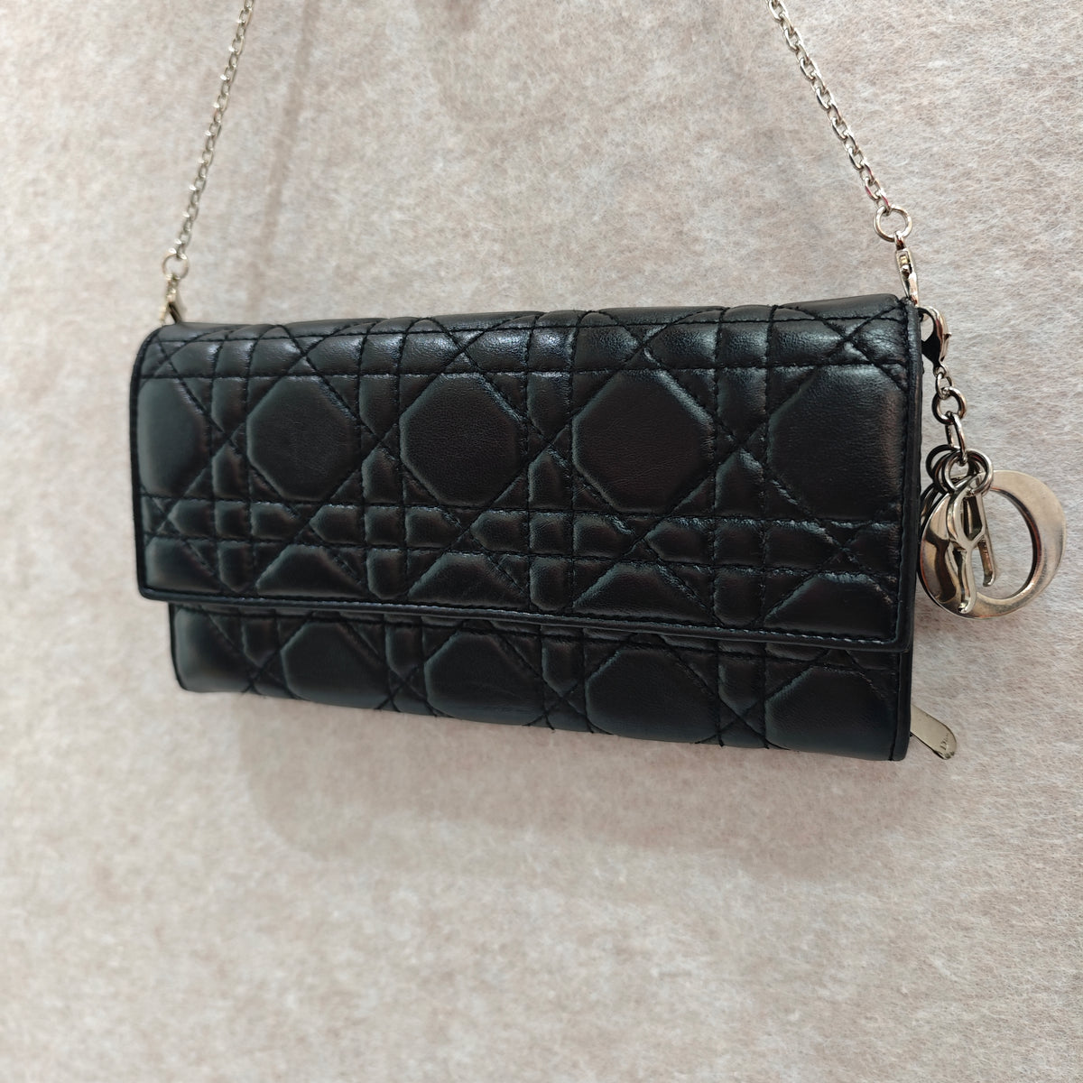 Christian Dior Cannage Lady Dior Black