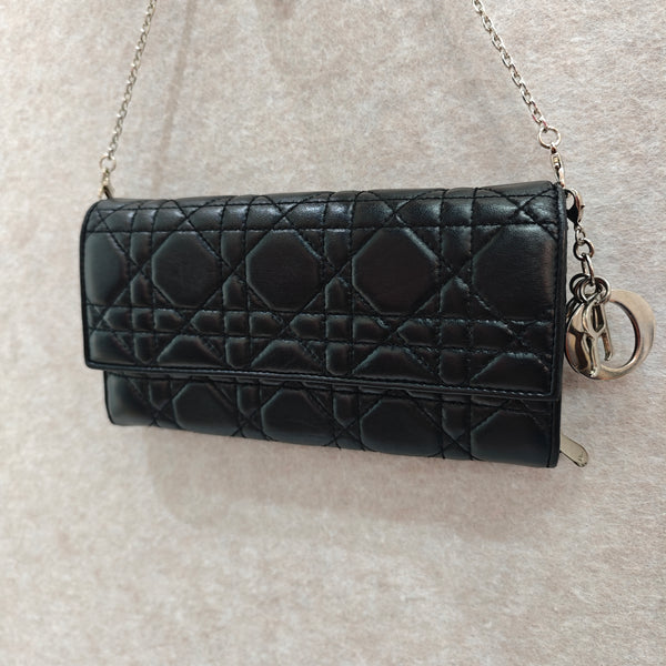 Christian Dior Cannage Lady Dior Black